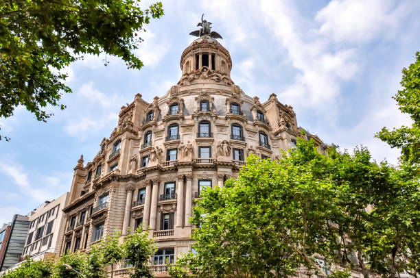istock Barcelona architecture on Paseo de Gracia prospect, Spain 1176993147