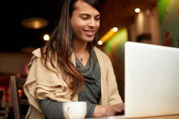 istock I better make use of this free wifi 1176993197