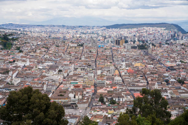 istock View of Quito from El penecillo, Ecuador 1176995205