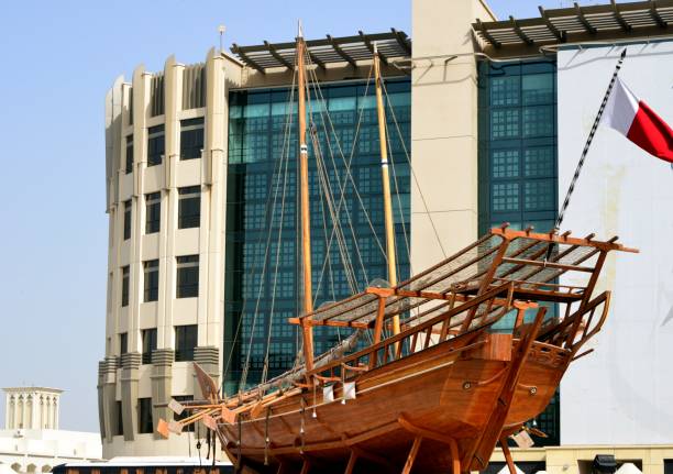 istock Old dhow, Al Bastakiya main square, Dubai, United Arab Emirates 1176996639