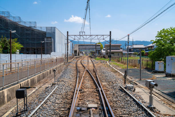istock Image of railway tracks and stations in Japan 1176998049