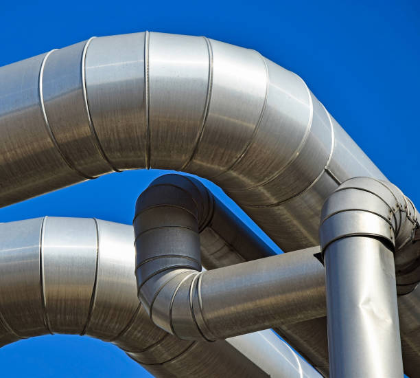 istock Large pipe of the power station 1176998136