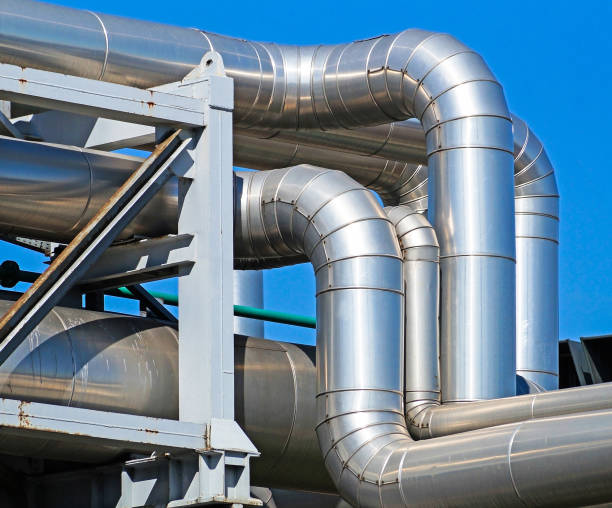 istock Pipeline of the power station 1176998184