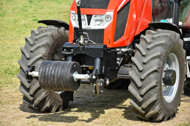istock Front part of a tractor outdoors 1176998222