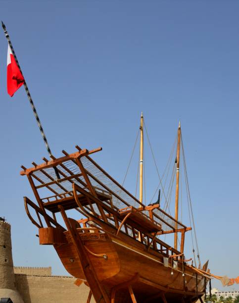 istock Old dhow, Al Bastakiya main square, Dubai, United Arab Emirates 1176999224