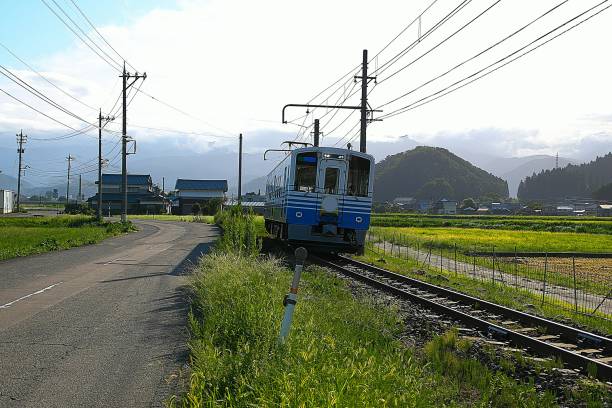 istock Japanese landscape784 Railway 1176999325
