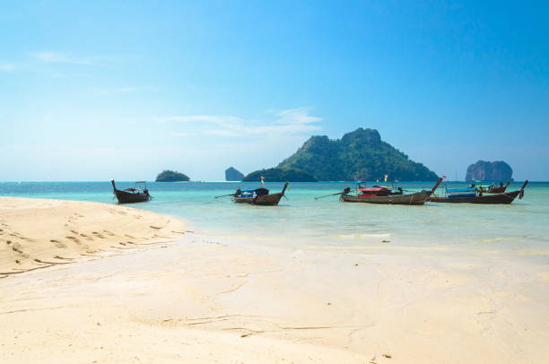 istock Andaman sea with a long tail boat 1177007192