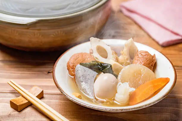 Oden, Fishcake and vegetable stew
