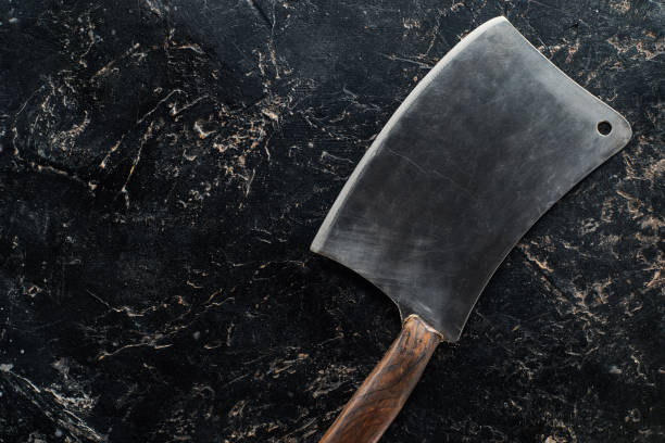 istock top view of butcher knife on black marble surface 1177020476
