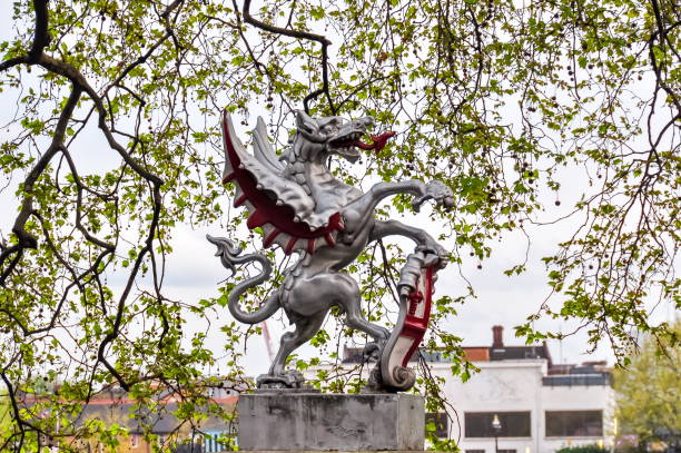 istock Griffin statue in Temple, London, UK 1177021195