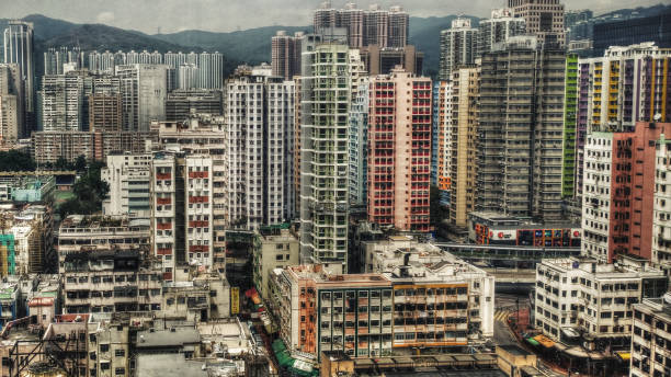 istock Cityscape, Hong Kong Dense Buildings 1177029909