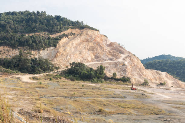 istock Hills and woods being cut for development in Malaysia 1177032005