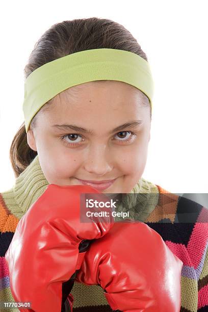 Girl With Boxing Gloves Stock Photo - Download Image Now - Adult, Beautiful People, Boxing - Sport