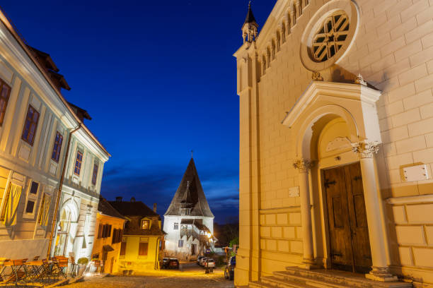 istock The Shoemaker Tower in Sighisoara 1177035578