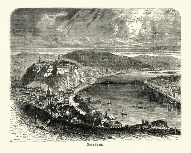 istock View of Budapest, Hungary, 19th Century 1177038999