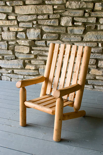 Deck Chair stock photo