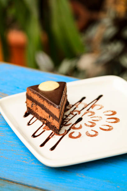 istock Slice of chocolate cake 1177048422