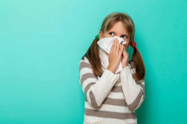 istock Little girl having influenza 1177051219