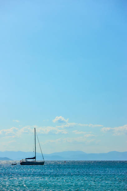 istock Sail yacht in the sea 1177051541