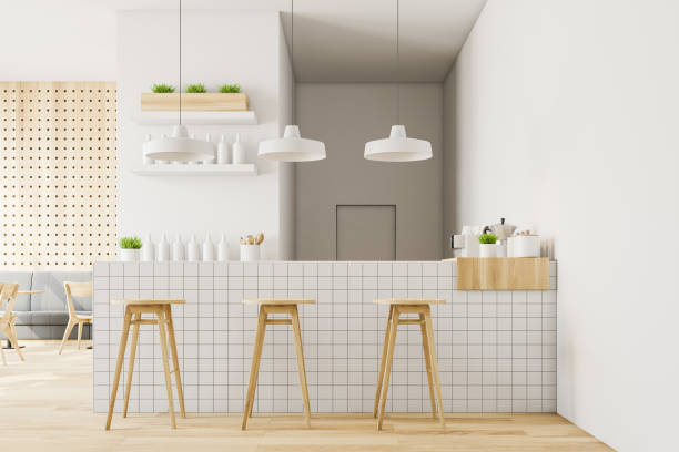 istock White and wooden pub interior 1177056545