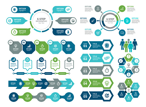 Vector illustration of the infographic elements