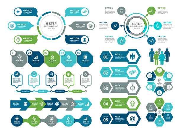Infographic Elements Vector illustration of the infographic elements quotes about winning stock illustrations
