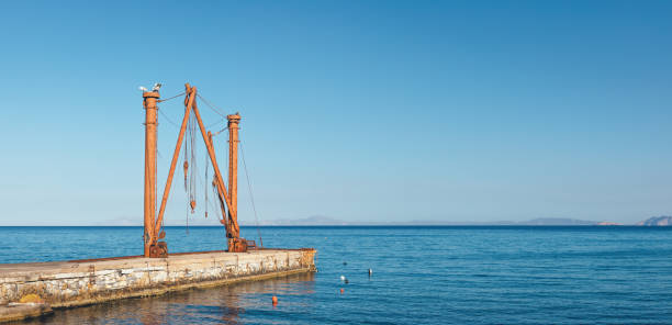 Old port in Moutsouna village (Naxos island, Greece).