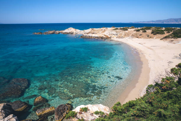 Idyllic Remote Beach In Naxos