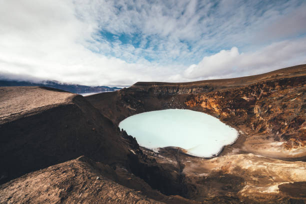istock Askja Caldera With Lake Viti 1177060590