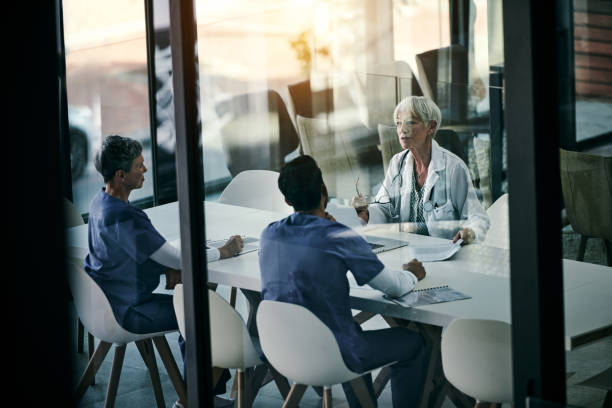 istock Discussing better healthcare services for our patients 1177063962