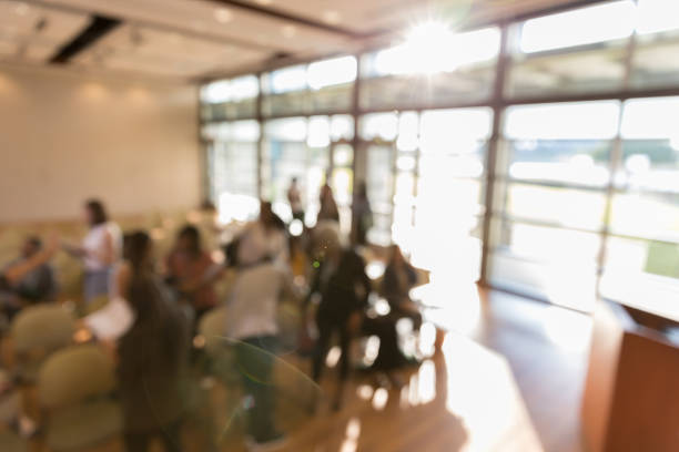 istock De-focused photo of expo attendees 1177065287