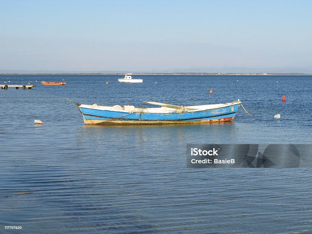 Fischerboot in Sardinien - Lizenzfrei Abgeschiedenheit Stock-Foto