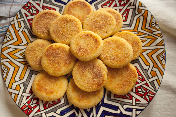 istock Plated harsha moroccan breakfast pancakes 1177079376
