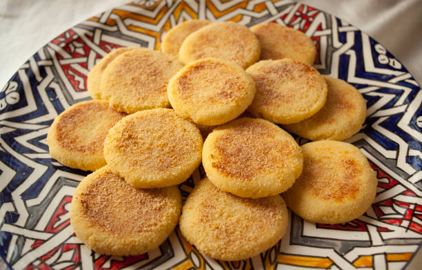 istock Plated harsha moroccan breakfast pancakes 1177079761