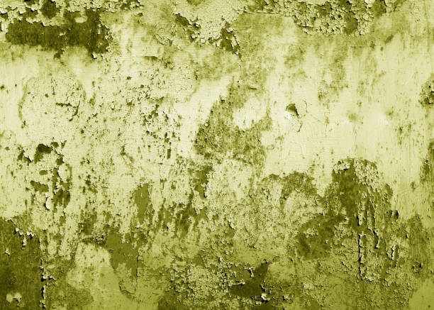istock Grungy rusted metal surface in yellow tone. 1177080909