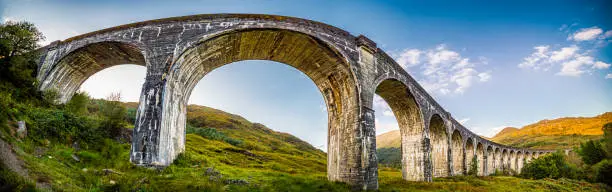 Glenfinnan Viaduct Processed to look magical diffirent