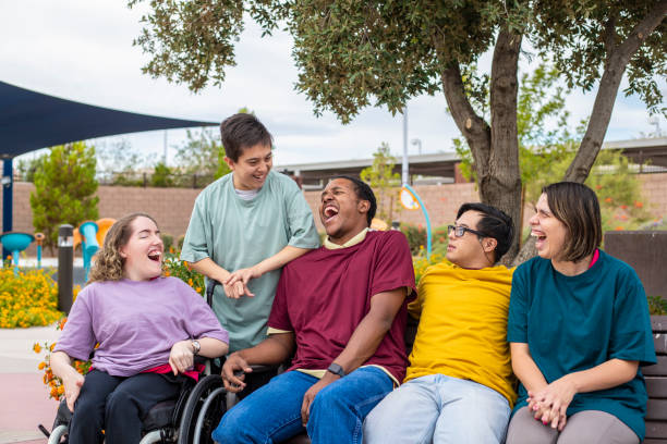 istock A group of disabled people 1177085621