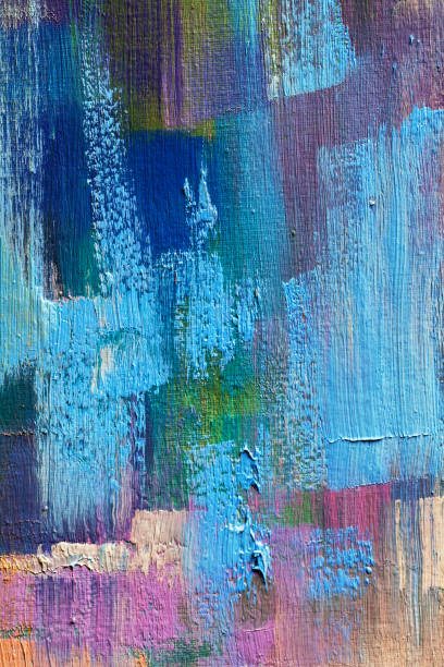 istock Abstract background of oil paint texture on canvas, background 1177087346