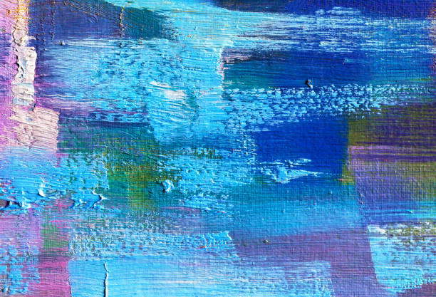 istock Abstract background of oil paint texture on canvas, background 1177087470