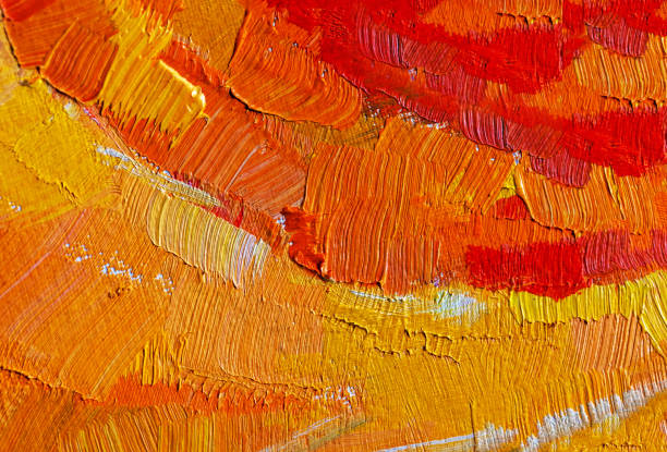 istock Abstract background of oil paint texture on canvas, background 1177087521