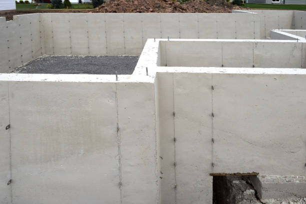 istock New Home House Construction Concrete Cement Foundation Basement Builders 1177092210