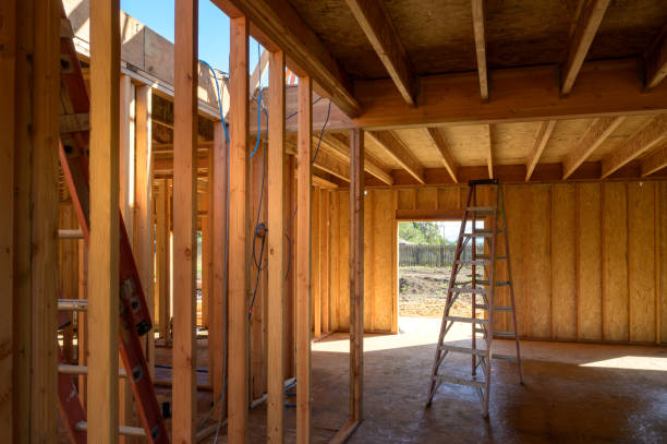 istock Building dream home. New residential construction house 1177093042