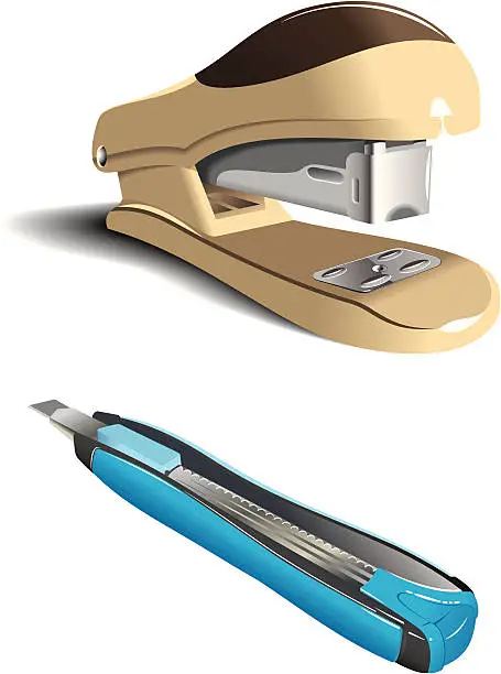 Vector illustration of Office accessories