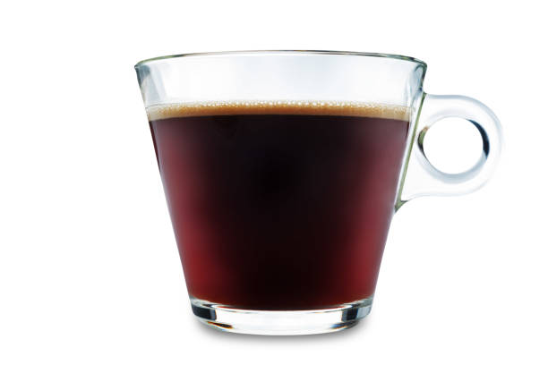 istock Coffee drink in glass on a white isolated background 1177101935