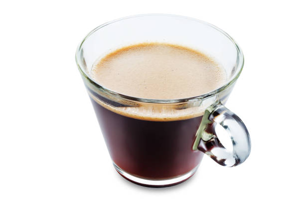 istock Coffee drink in glass on a white isolated background 1177101936