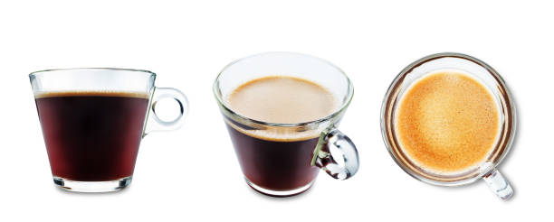 istock Coffee drink in glass on a white isolated background 1177101938