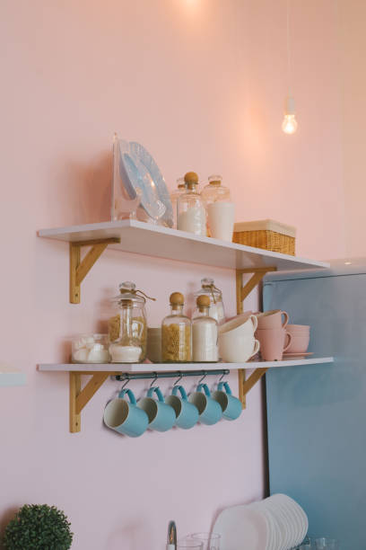 istock Cups and bottles in the kitchen 1177102543