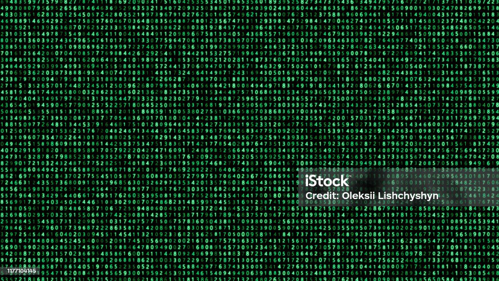 Binary Computer Code Background Digital Background Matrix 3d Rendering ...