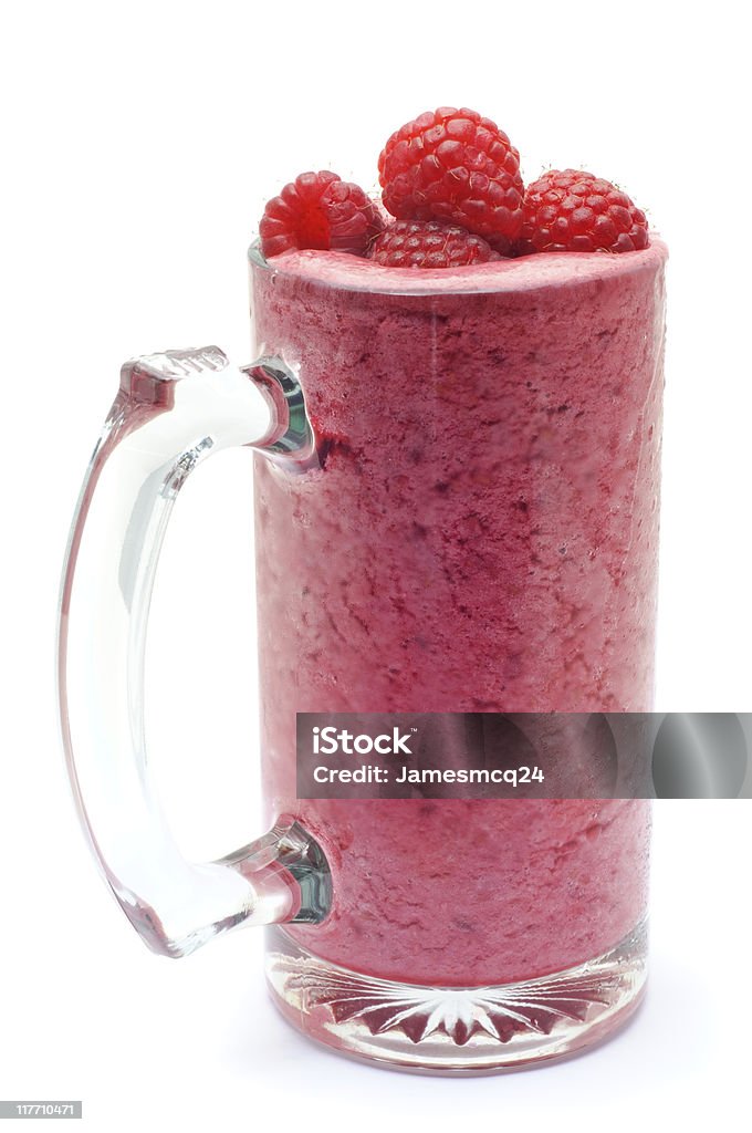 Batido de frambuesa - Foto de stock de Batido de frutas libre de derechos