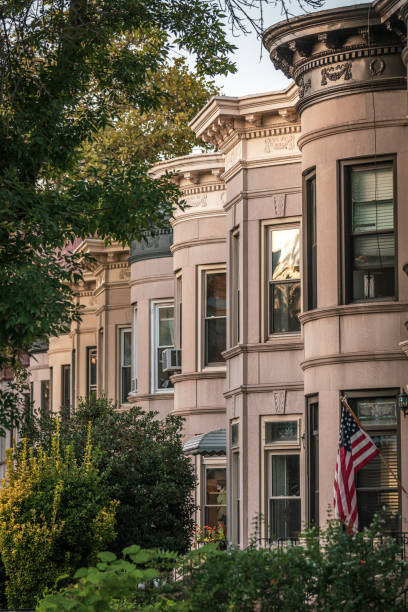 istock Row of apartments in Brooklyn 1177105538